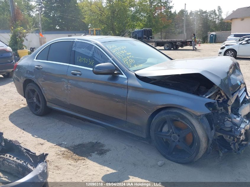 2017 Mercedes-Benz C 300 4Matic VIN: 55SWF4KBXHU183806 Lot: 12090318