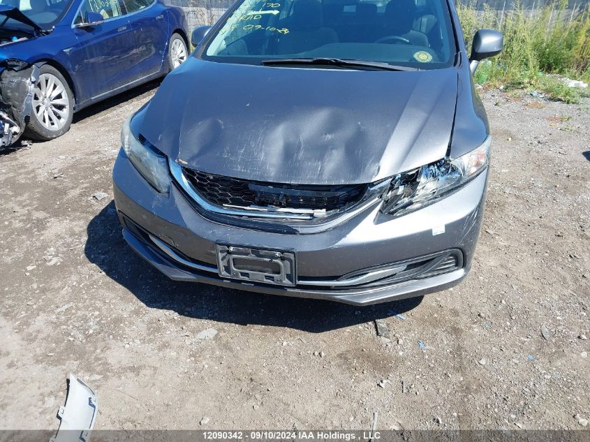 2013 Honda Civic Sdn VIN: 2HGFB2E54DH021277 Lot: 12090342