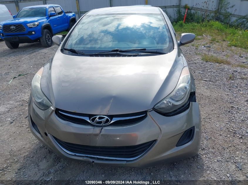 2012 Hyundai Elantra Gl VIN: 5NPDH4AE9CH066291 Lot: 12090346