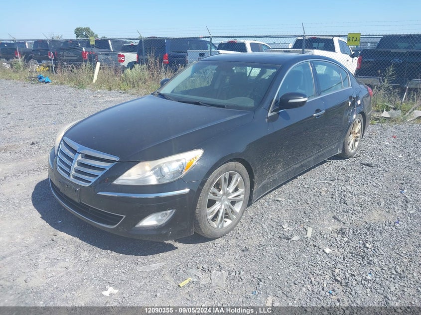 2014 Hyundai Genesis 3.8L VIN: KMHGC4DD9EU264081 Lot: 12090355