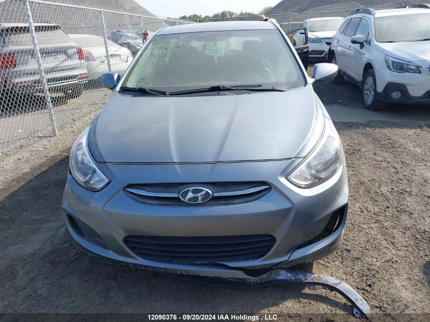 2017 Hyundai Accent Gl VIN: KMHCT5AE9HU358368 Lot: 12090376