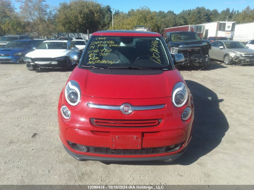 2014 Fiat 500L Lounge VIN: ZFBCFACH4EZ026934 Lot: 12090416