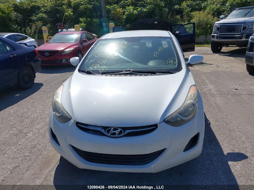 2012 Hyundai Elantra Gl VIN: 5NPDH4AE0CH070553 Lot: 12090426