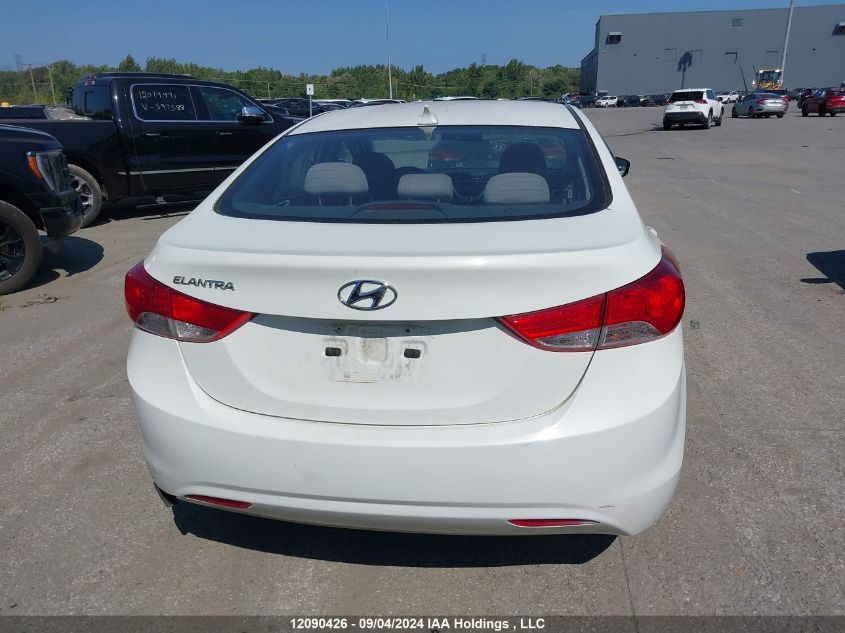 2012 Hyundai Elantra Gl VIN: 5NPDH4AE0CH070553 Lot: 12090426