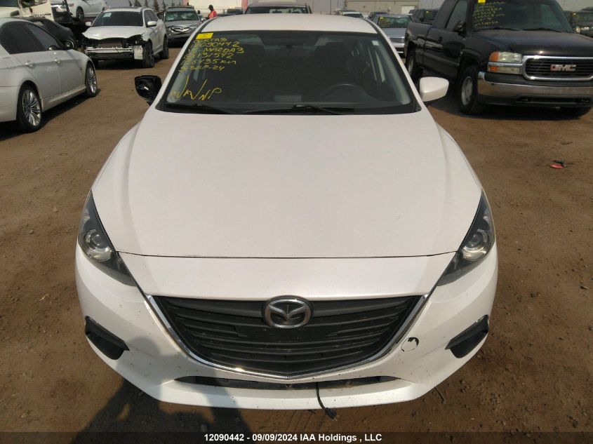 2015 Mazda Mazda3 VIN: 3MZBM1U72FM131542 Lot: 12090442