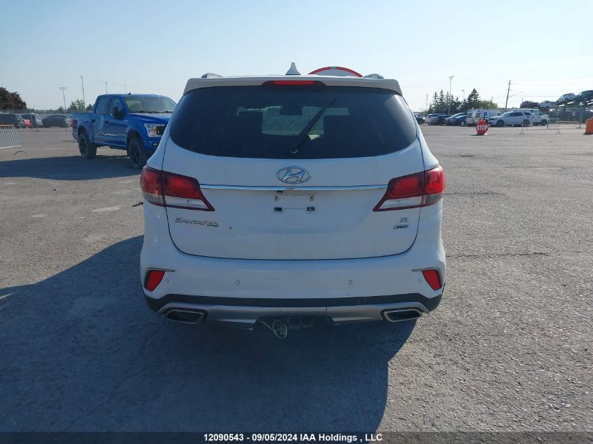 2018 Hyundai Santa Fe Se/Limited VIN: KM8SNDHF5JU259180 Lot: 12090543