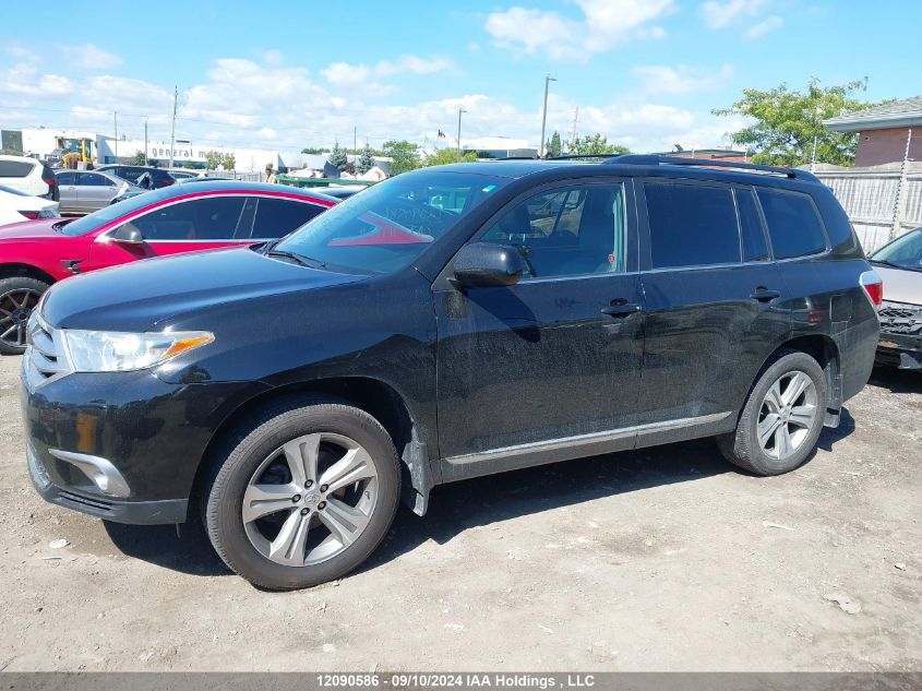 2012 Toyota Highlander Se VIN: 5TDBK3EH4CS113504 Lot: 12090586