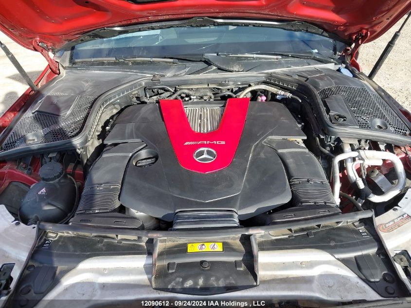 2019 Mercedes-Benz C 43 Amg VIN: 55SWF6EB8KU320756 Lot: 12090612