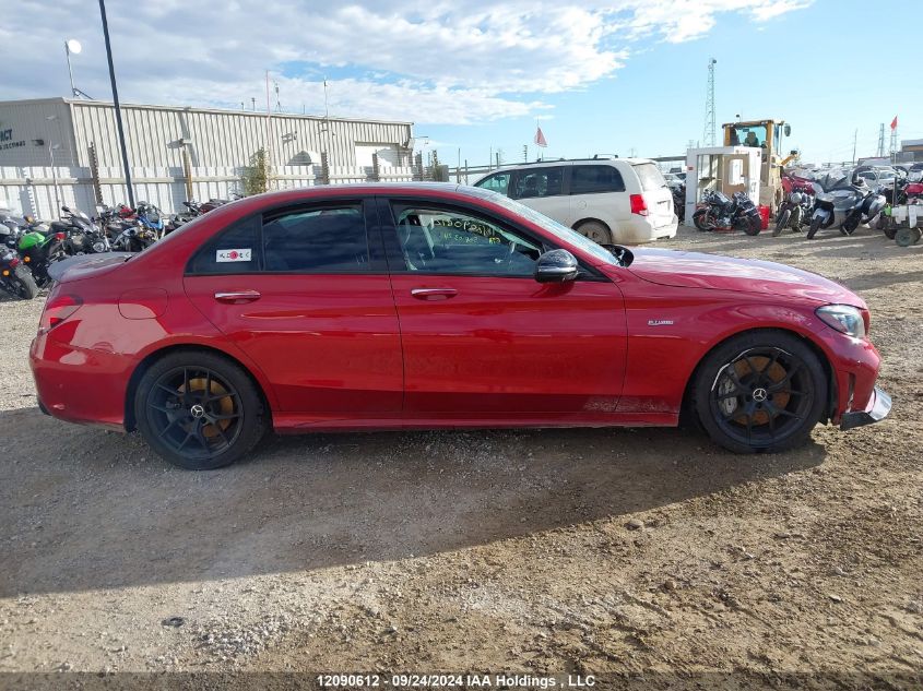2019 Mercedes-Benz C 43 Amg VIN: 55SWF6EB8KU320756 Lot: 12090612