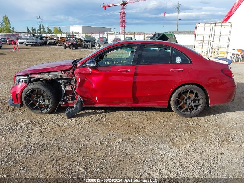2019 Mercedes-Benz C 43 Amg VIN: 55SWF6EB8KU320756 Lot: 12090612