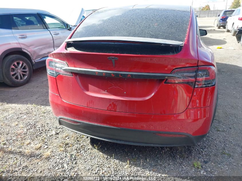 2018 Tesla Model X 100D/75D/P100D VIN: 5YJXCAE28JF116832 Lot: 12090722