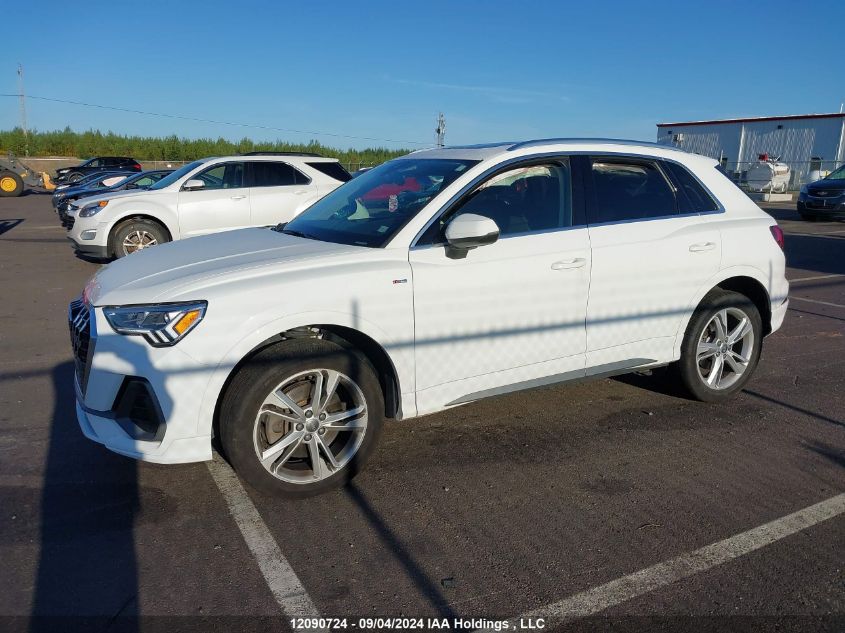 2020 Audi Q3 VIN: WA1EECF35L1065736 Lot: 12090724