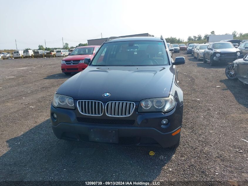 2009 BMW X3 VIN: WBXPC93419WJ31024 Lot: 12090739