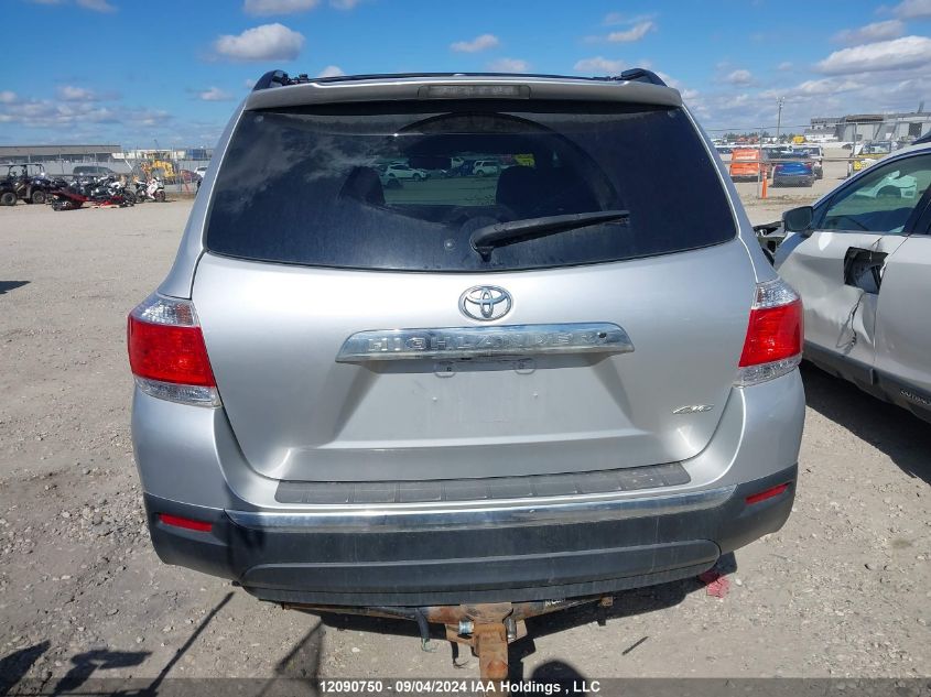 2012 Toyota Highlander VIN: 5TDDK3EH2CS152889 Lot: 12090750