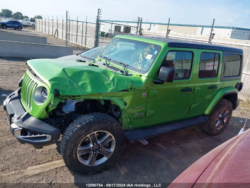 2019 Jeep Wrangler Unlimited Sahara VIN: 1C4HJXEG8KW579463 Lot: 12090754