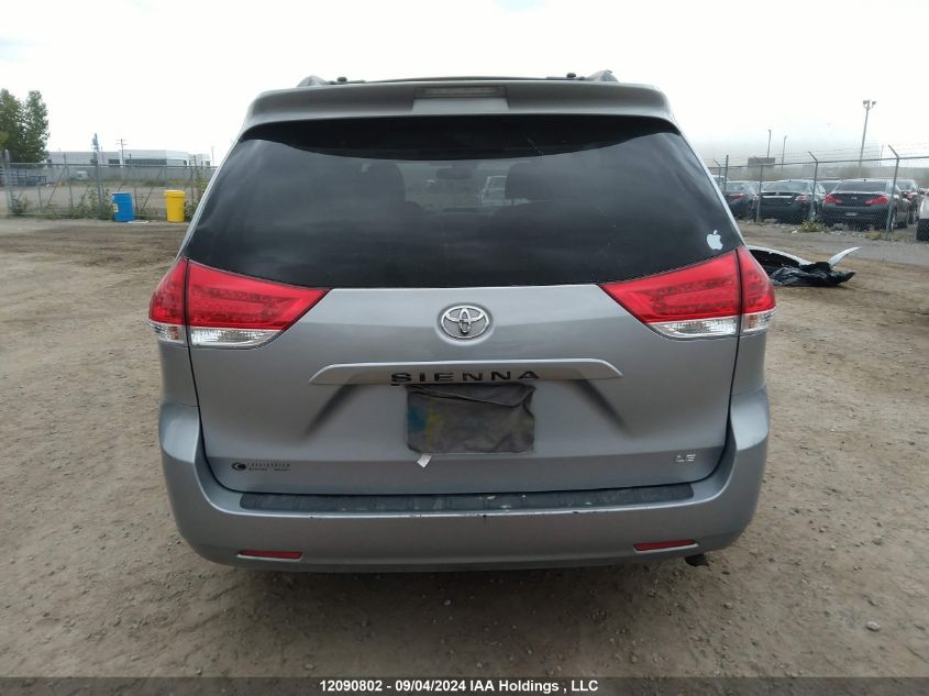 2013 Toyota Sienna Le VIN: 5TDKK3DC4DS390385 Lot: 12090802