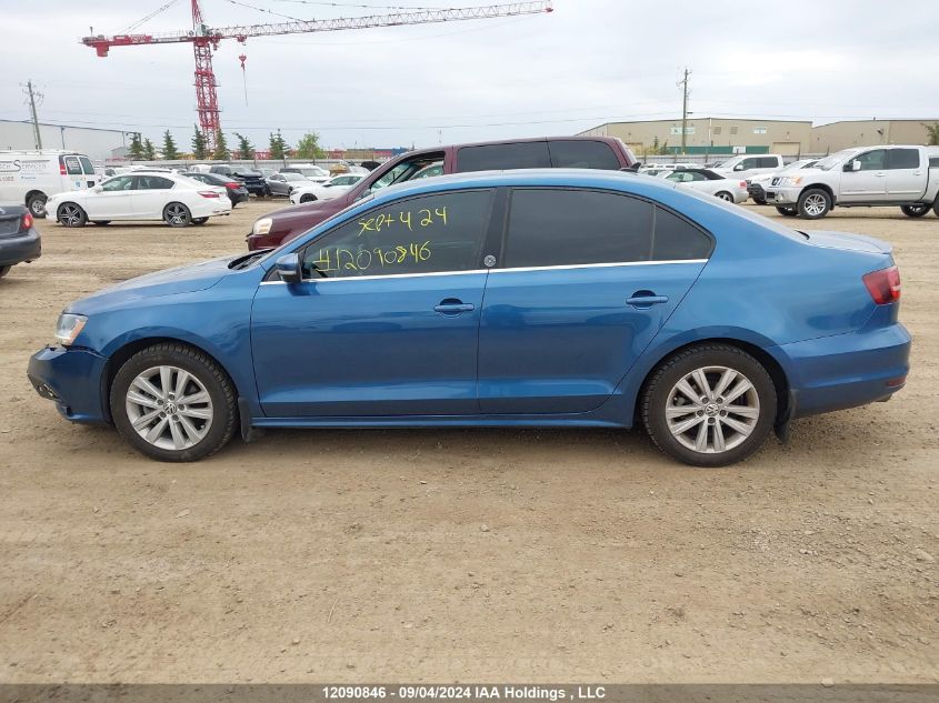 2017 Volkswagen Jetta Sedan VIN: 3VWDB7AJ1HM345426 Lot: 12090846