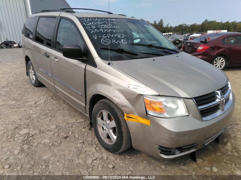 2008 Dodge Grand Caravan Se VIN: 2D8HN44H08R614187 Lot: 12090900