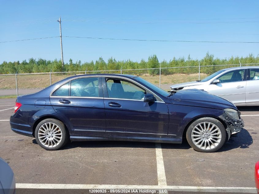 2011 Mercedes-Benz C-Class VIN: WDDGF8FB0BF564614 Lot: 12090925