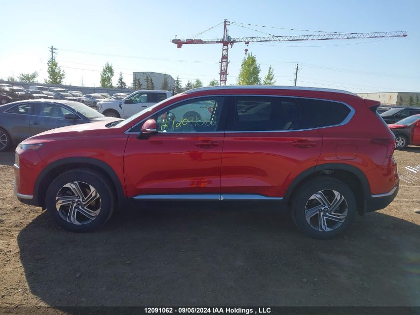 2021 Hyundai Santa Fe Sel VIN: 5NMS3DAJ5MH354536 Lot: 12091062