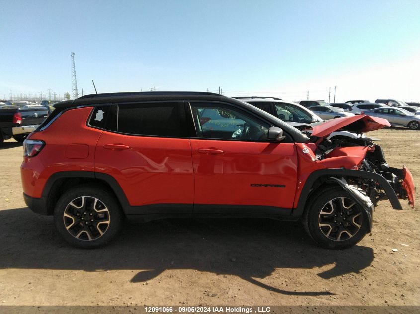 2021 Jeep Compass Trailhawk VIN: 3C4NJDDB4MT512987 Lot: 12091066