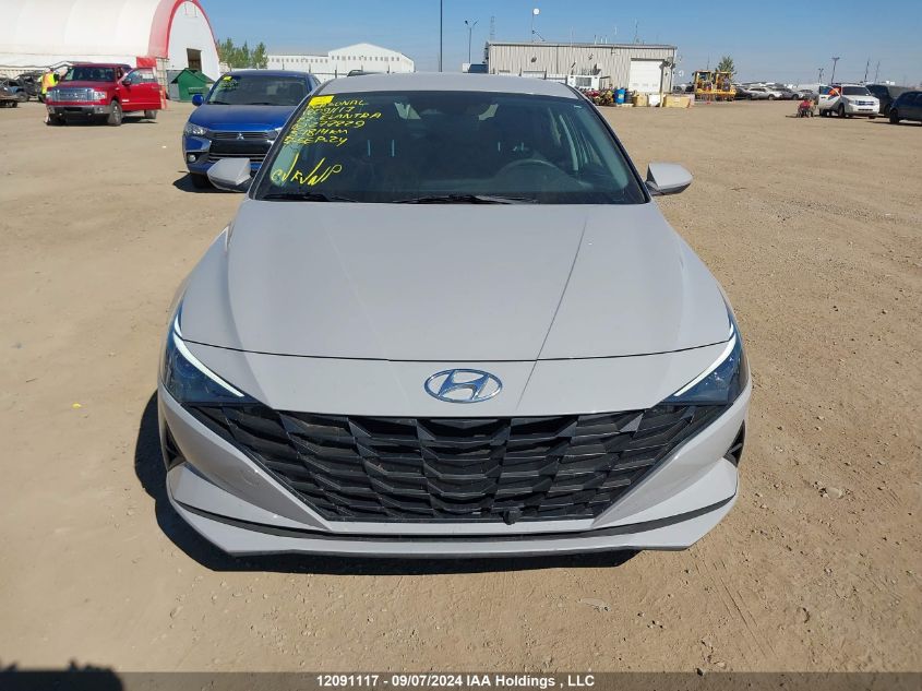 2022 Hyundai Elantra Sel VIN: KMHLM4AG0NU277229 Lot: 12091117