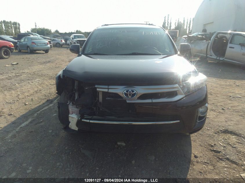 JTEBC3EH4D2016319 2013 Toyota Highlander Hybrid Hybrid