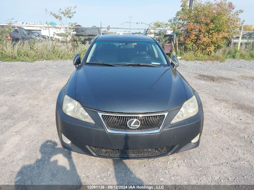 2007 Lexus Is 250 VIN: JTHBK262972026701 Lot: 12091136