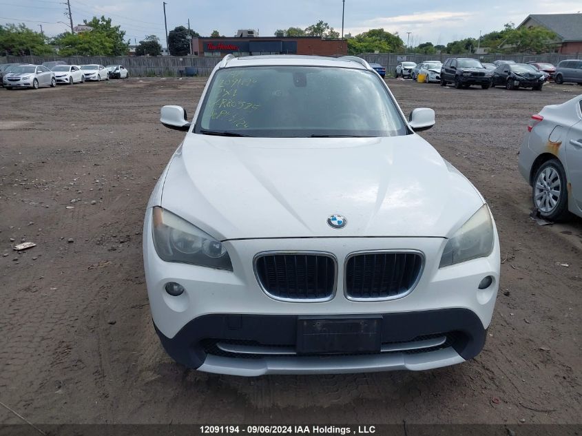 2012 BMW X1 VIN: WBAVL1C58CVR80575 Lot: 12091194