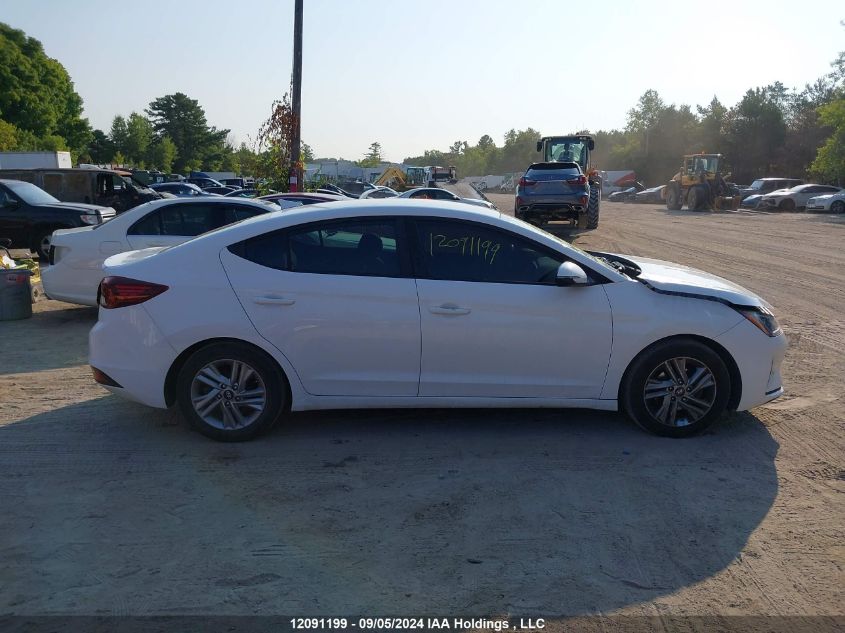 2019 Hyundai Elantra Sel/Value/Limited VIN: KMHD84LF2KU848809 Lot: 12091199