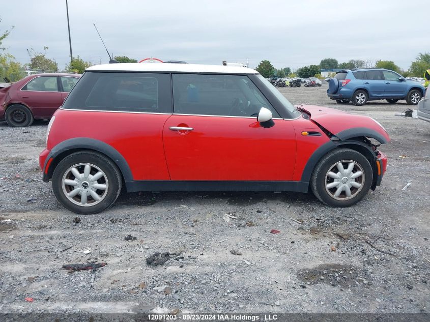 2005 Mini Cooper Hardtop VIN: WMWRC33445TC56503 Lot: 12091203