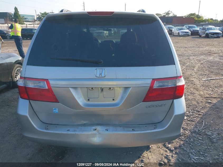 2005 Honda Odyssey VIN: 5FNRL38415B500989 Lot: 12091227