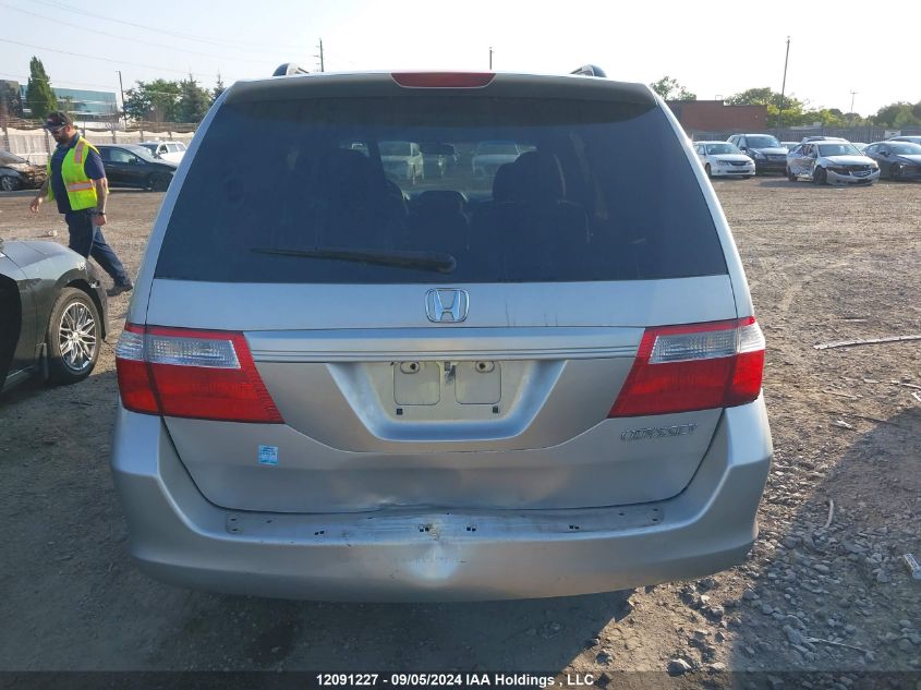 2005 Honda Odyssey VIN: 5FNRL38415B500989 Lot: 12091227