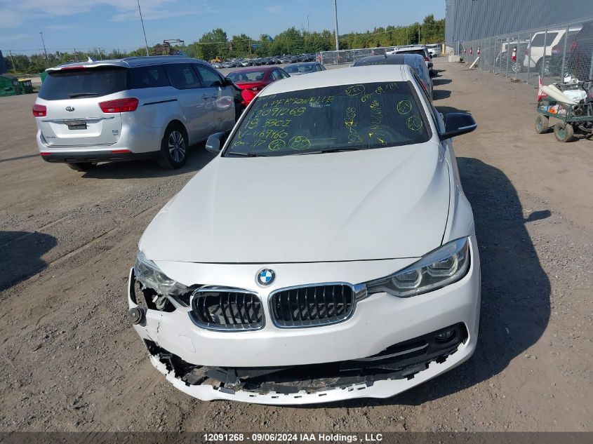 2018 BMW 330I xDrive VIN: WBA8D9G50JNU69460 Lot: 12091268