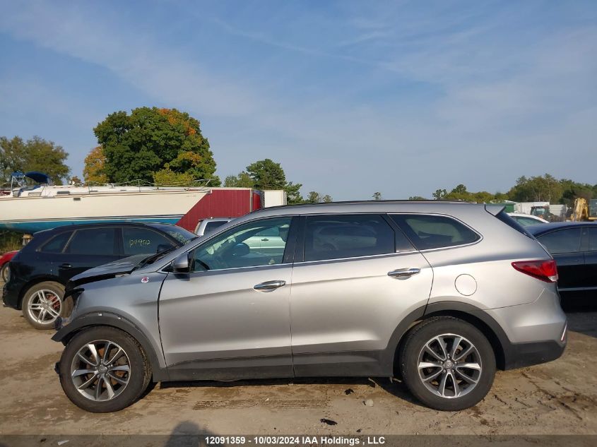 2017 Hyundai Santa Fe VIN: KM8SM4HF1HU222043 Lot: 12091359