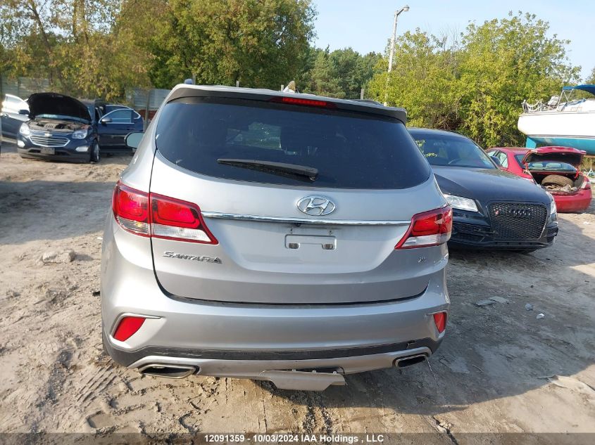 2017 Hyundai Santa Fe VIN: KM8SM4HF1HU222043 Lot: 12091359