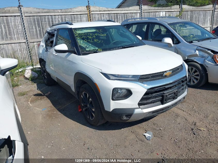 2022 Chevrolet Trailblazer VIN: KL79MRSLXNB096350 Lot: 12091369