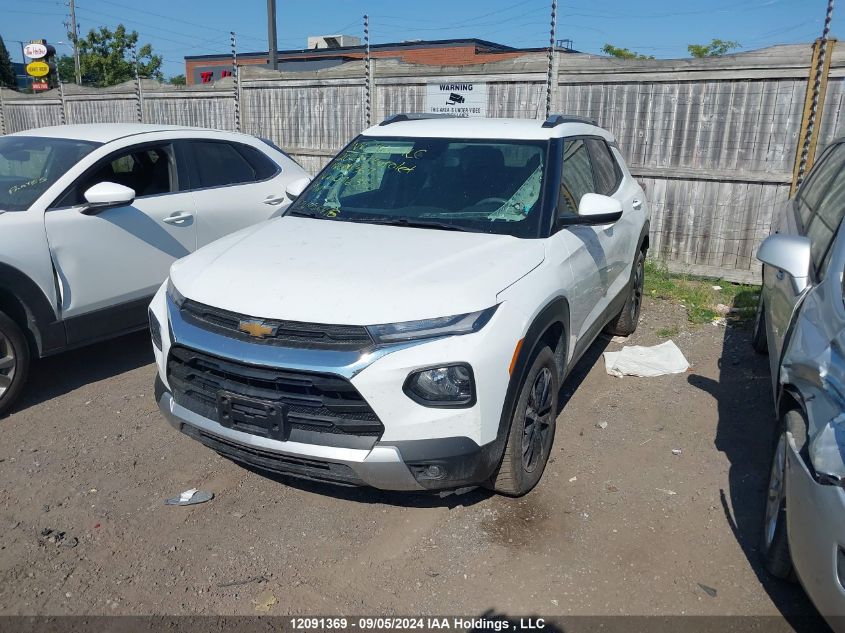 2022 Chevrolet Trailblazer VIN: KL79MRSLXNB096350 Lot: 12091369