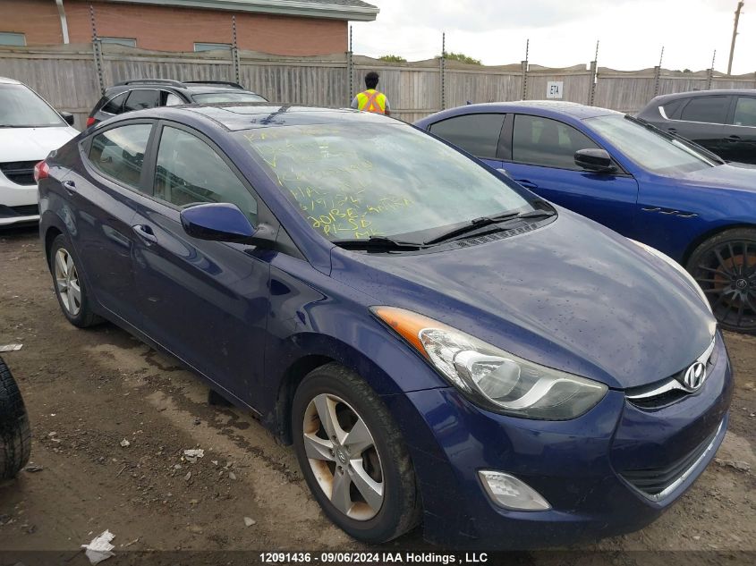 2013 Hyundai Elantra Gls VIN: 5NPDH4AE9DH180390 Lot: 12091436