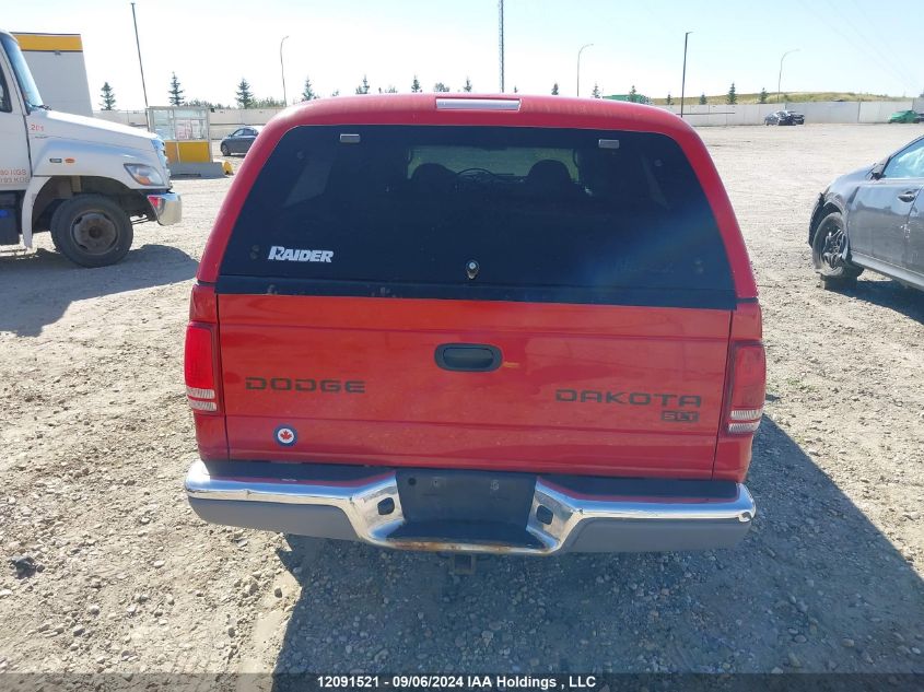 2003 Dodge Dakota Quad Slt VIN: 1D7HL48N63S311724 Lot: 12091521