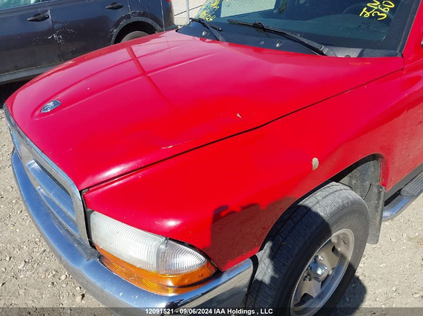 2003 Dodge Dakota Quad Slt VIN: 1D7HL48N63S311724 Lot: 12091521