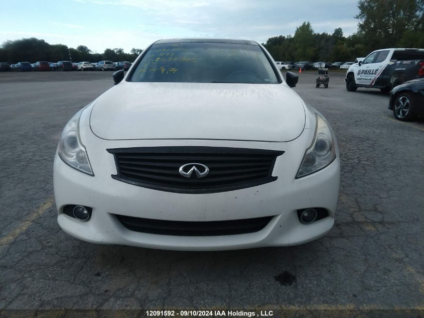 2012 Infiniti G37X VIN: JN1CV6AR2CM678263 Lot: 12091592