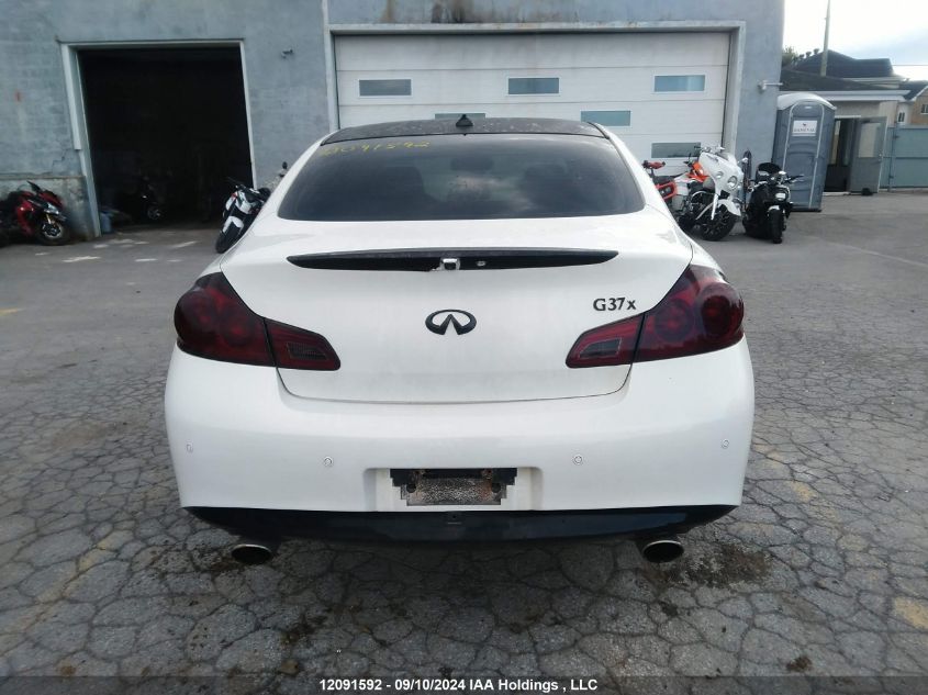 2012 Infiniti G37X VIN: JN1CV6AR2CM678263 Lot: 12091592