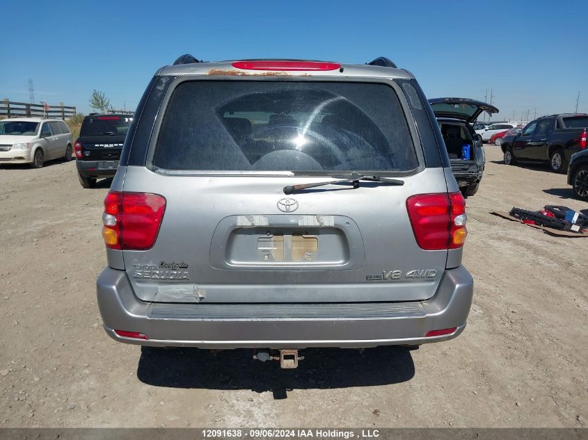 2003 Toyota Sequoia Sr5 VIN: 5TDBT44A63S142798 Lot: 12091638