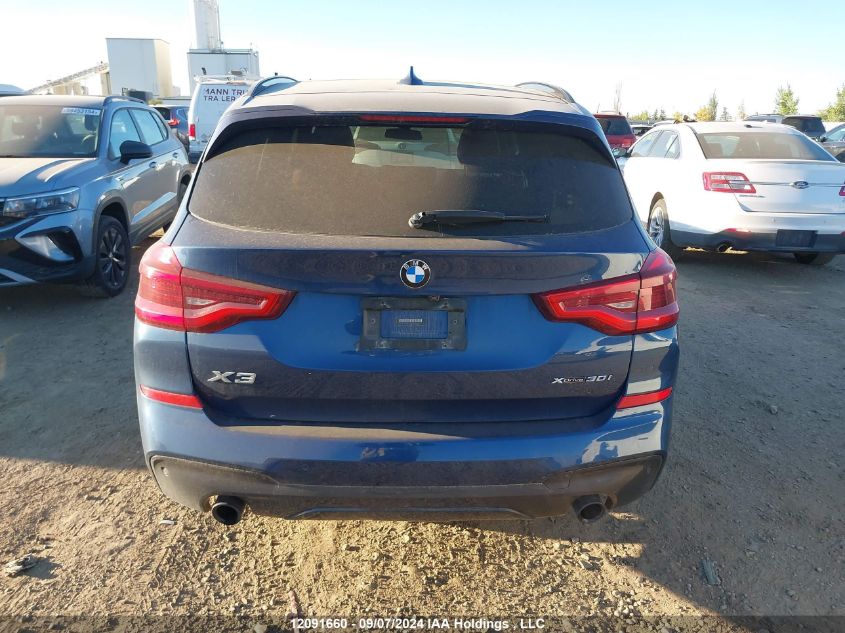 2021 BMW X3 VIN: 5UXTY5C07M9G30857 Lot: 12091660