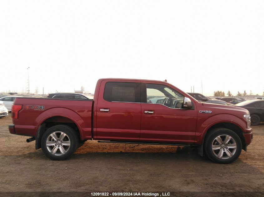 1FTEW1E47KFB53903 2019 Ford F-150 Platinum