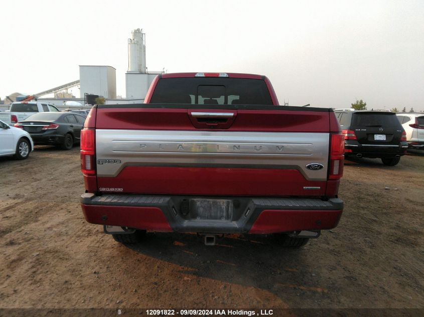 1FTEW1E47KFB53903 2019 Ford F-150 Platinum