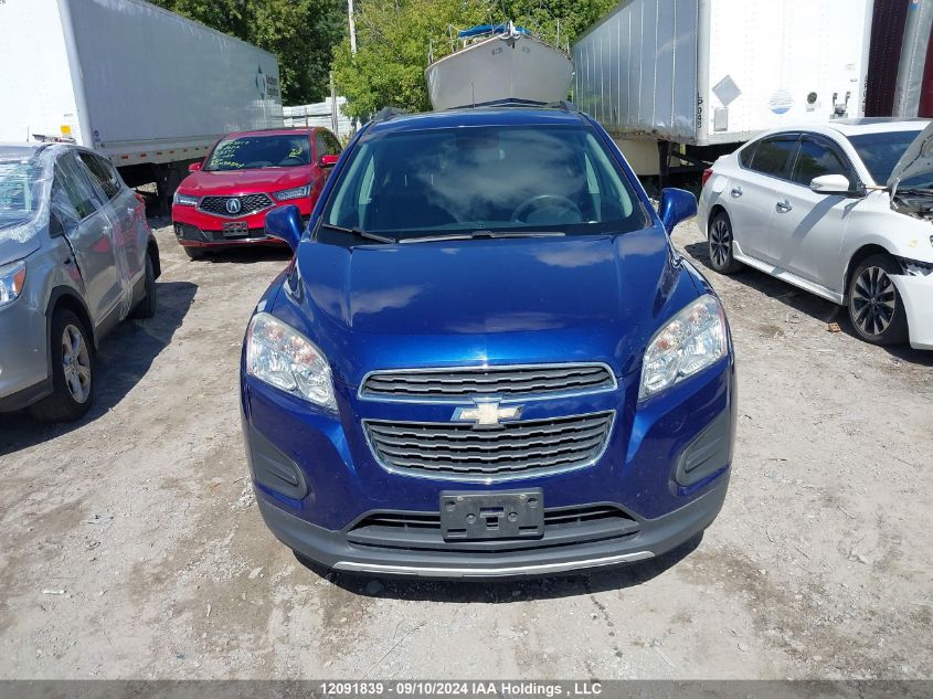 2015 Chevrolet Trax VIN: 3GNCJRSBXFL160595 Lot: 12091839