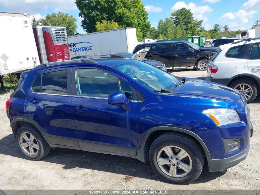 2015 Chevrolet Trax VIN: 3GNCJRSBXFL160595 Lot: 12091839