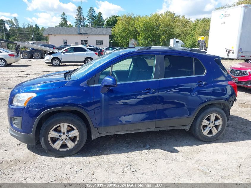 2015 Chevrolet Trax VIN: 3GNCJRSBXFL160595 Lot: 12091839